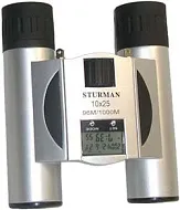 Бинокль STURMAN 10x25 с термометром