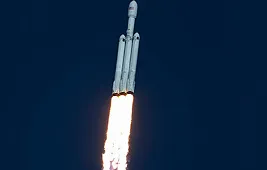 Запуск ракеты Falcon Heavy