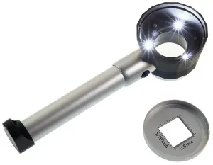 Лупа измерительная Veber 10х, 25 мм, с подсветкой (8011), изображение 4