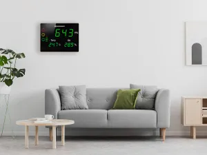 Гигрометр Bresser Air Quality Smile XXL с датчиком CO2, изображение 2