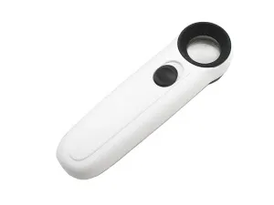 Лупа на ручке Veber 20x, 21 мм, с подсветкой (6B-1B), изображение 4