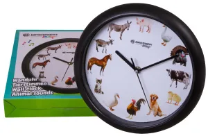Часы настенные Bresser Junior, 25 см, с животными, изображение 2