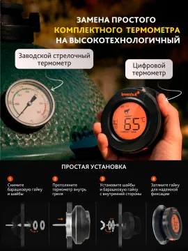 Термометр для мяса Levenhuk Wezzer Grill BT40, изображение 19