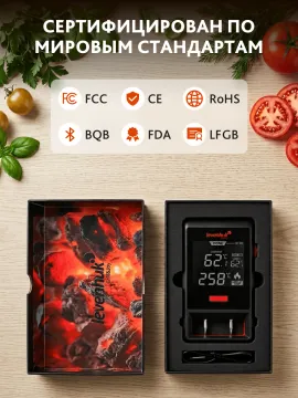 Термометр для мяса Levenhuk Wezzer Grill BT50, изображение 16